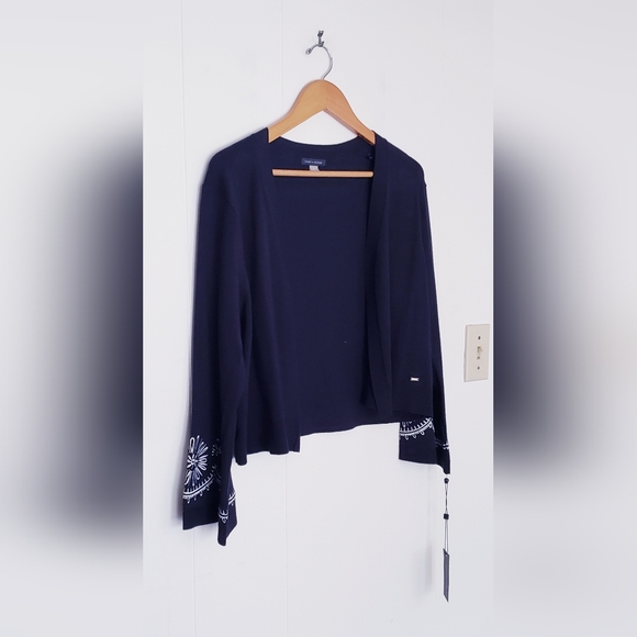 Tommy Hilfiger Embroidered Cardigan - Picture 7 of 9